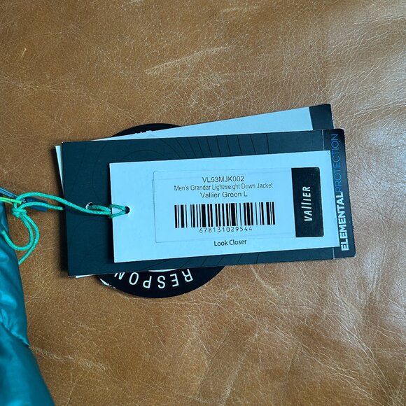 Vallier Grandar Lightweight Down Jacket Men's L - Picture 11 of 12